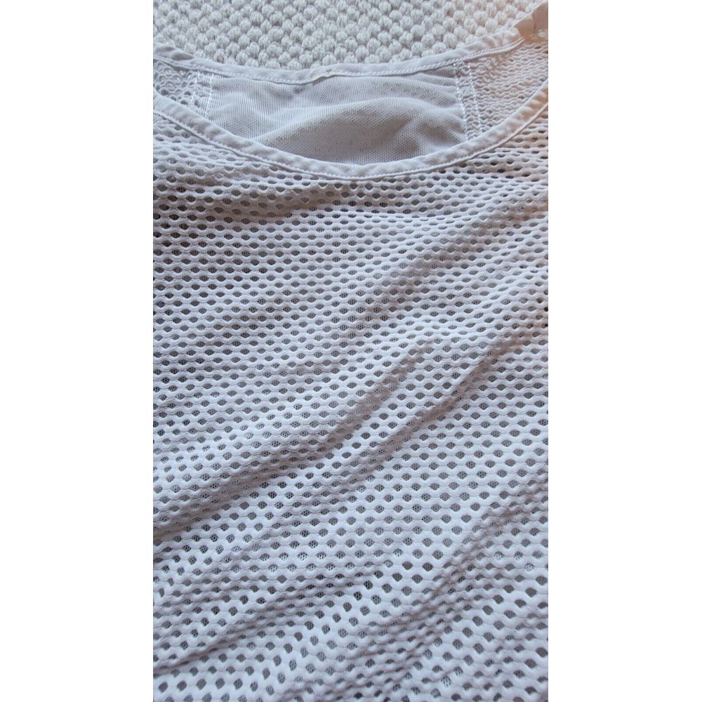 Lululemon White Mesh‎ on Mesh Size Small Long Sleeve Pullover Workout Yoga Top - Picture 4 of 8